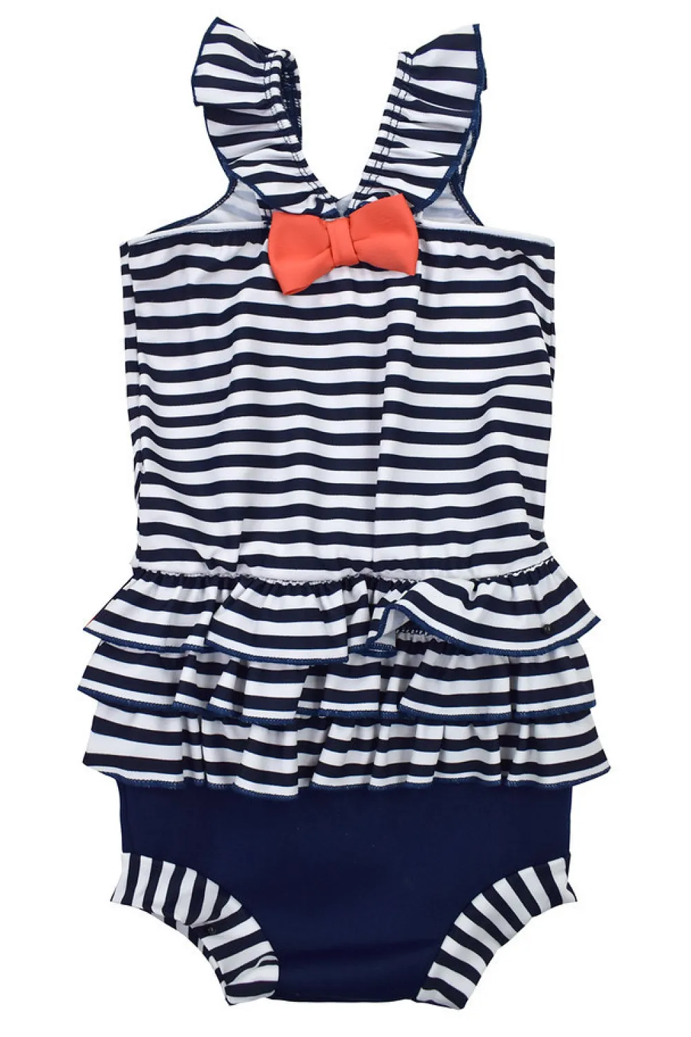 Splash About Happy nappy costume - Navy stripe- Blebadebukser|Badedragter & Bikinier