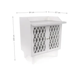 Cam Cam Copenhagen Harlequin Puslebord - Hvid-Børn Pusleborde|Pusleborde