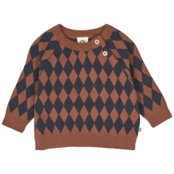 Müsli Harlequin Striktrøje - Root- Cardigans, Veste & Trøjer