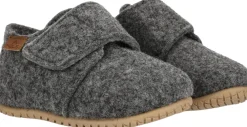 MOLS Heiris hjemmesko - Dark Grey Melange- Uld Hjemmesko|Hjemmesko