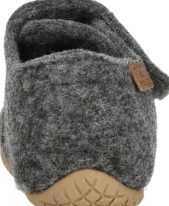 MOLS Heiris hjemmesko - Dark Grey Melange- Uld Hjemmesko|Hjemmesko