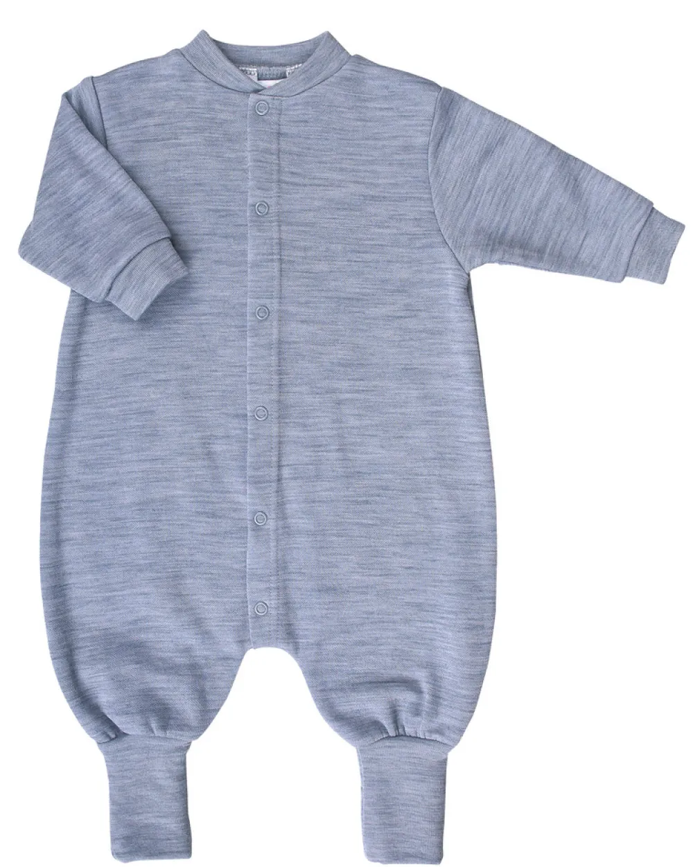 Joha Heldragt i Uld - - Grå 15110- Ulddragter|Heldragter M. Fod