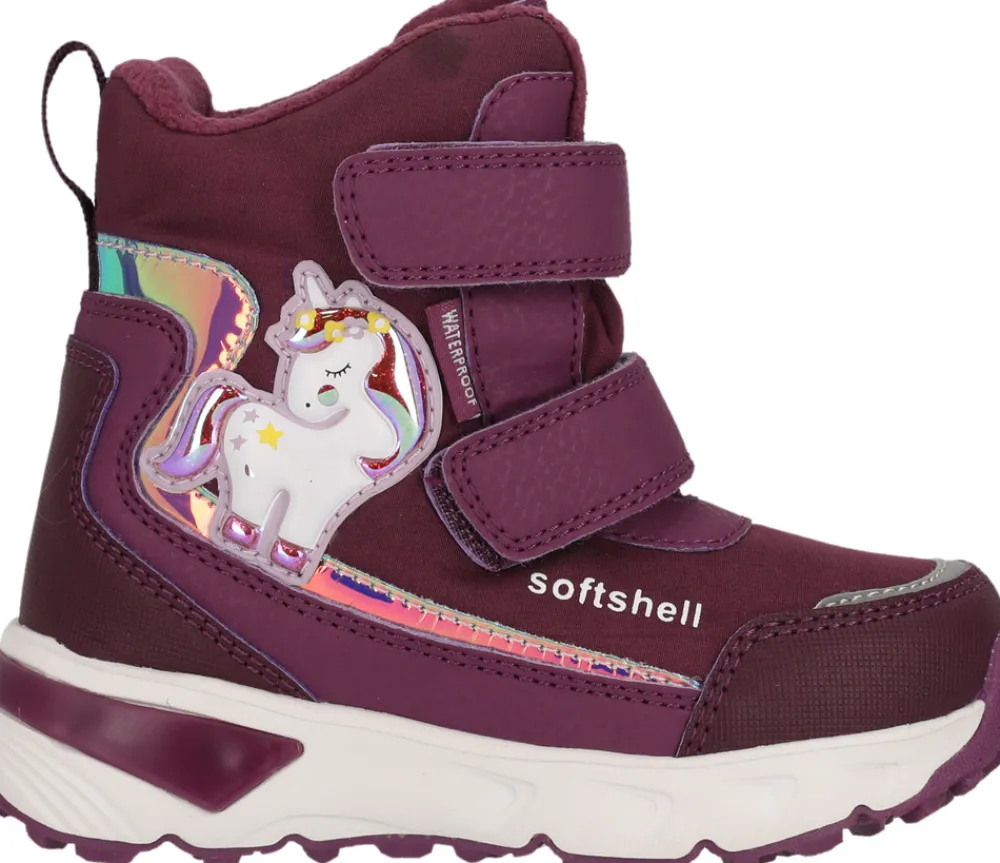 ZIG ZAG Hidol støvle WP / M Lys - Purple Pennant- Vinterstøvler|Sneakers Med Blink