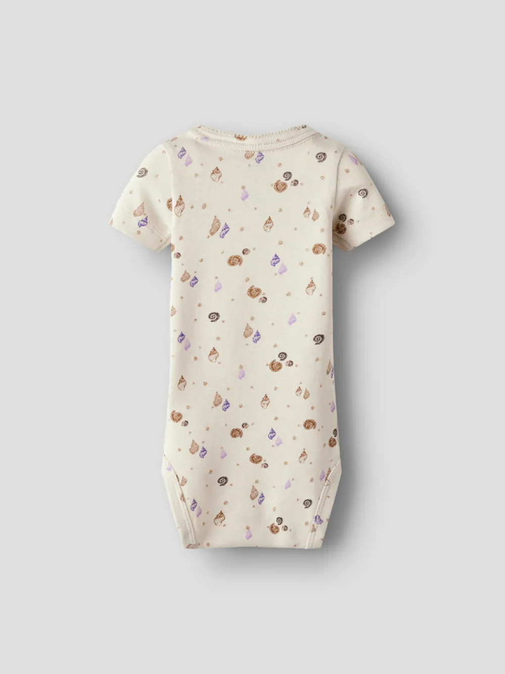 NAME IT Hiline Kortærmet Body - SANDSHELL- Bodystocking Kortærmet