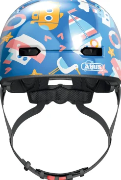 Abus Hjelm Skurb Kid, blue sailor, M- Cykelhjelme & Tilbehør|Cykelstole & Hjelme