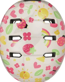 Abus Hjelm Skurb Kid, cream summer*, S- Cykelhjelme & Tilbehør|Cykelstole & Hjelme