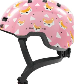 Abus Hjelm Skurb Kid, rose foxes, M- Cykelhjelme & Tilbehør|Cykelstole & Hjelme