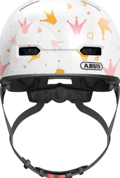 Abus Hjelm Skurb Kid, white crowns, M- Cykelhjelme & Tilbehør|Cykelstole & Hjelme