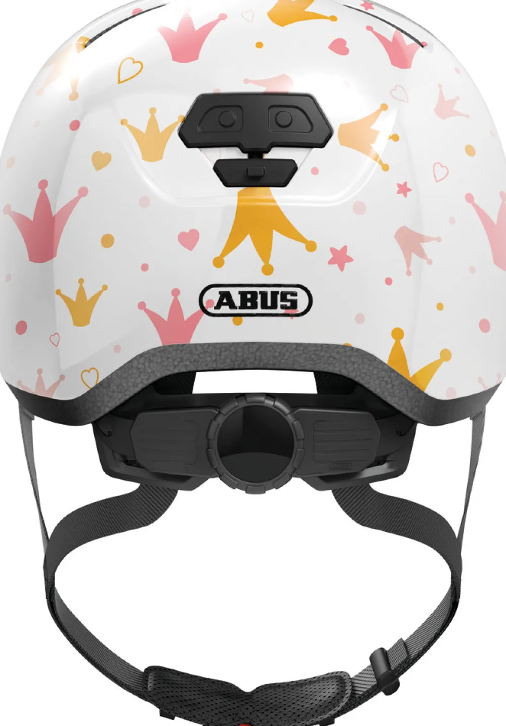Abus Hjelm Skurb Kid, white crowns, M- Cykelhjelme & Tilbehør|Cykelstole & Hjelme