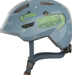 Abus Hjelm Smiley 3.0, blue croco, S- Cykelhjelme & Tilbehør|Cykelstole & Hjelme