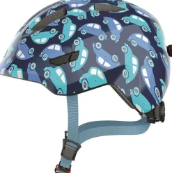 Abus Hjelm Smiley 3.0 LED, blue car*, S- Cykelhjelme & Tilbehør|Cykelstole & Hjelme
