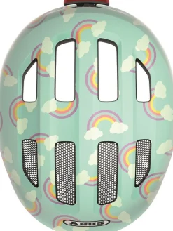 Abus Hjelm Smiley 3.0 LED, blue rainbow*, M- Cykelhjelme & Tilbehør|Cykelstole & Hjelme