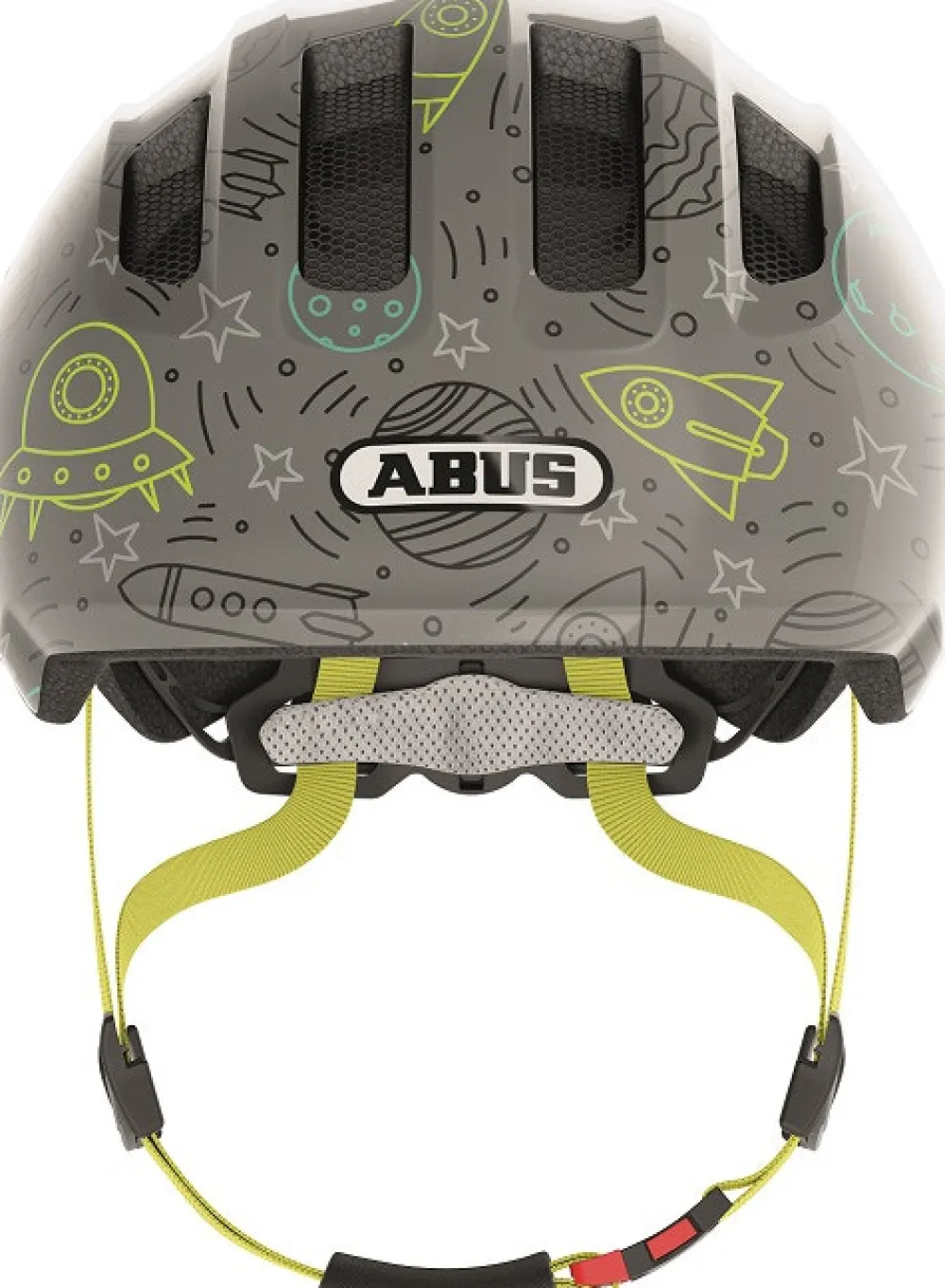 Abus Hjelm Smiley 3.0 LED, grey space*, M- Cykelhjelme & Tilbehør|Cykelstole & Hjelme