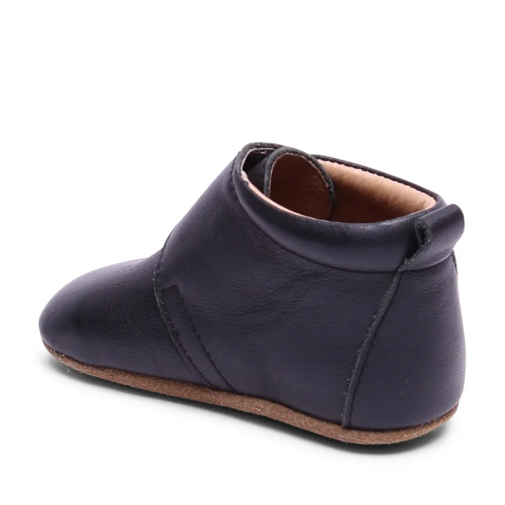 Bisgaard Hjemmesko, Velcro Star - 50 Black- Hjemmesko