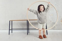 Bisgaard Hjemmesko, Velcro Star - 66 Cognac- Hjemmesko