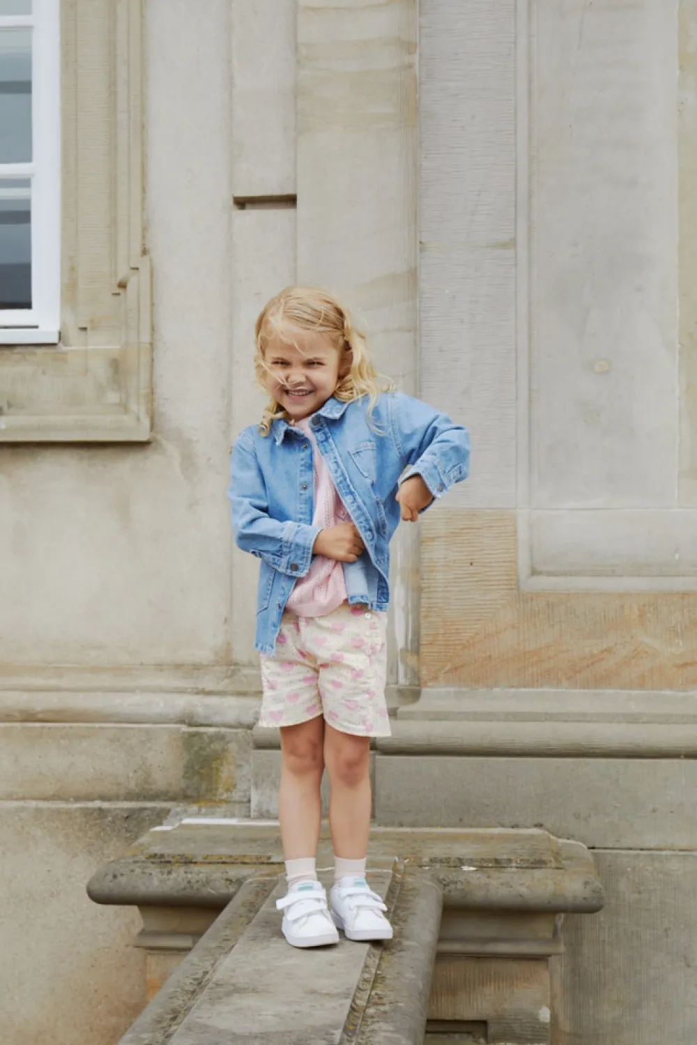 Copenhagen Colors Hjerte shorts m. flæse lomme - HEART AOP- Shorts