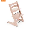 Tripp Trapp® Højstol bøg - serene pink-Børn Højstole Uden Tilbehør