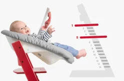 Tripp Trapp® Højstol bøg inkl. newborn sæt - sort-Børn Højstole Med Tilbehør