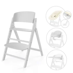 Cybex Højstol, Click&fold 4i1 sæt, All White-Børn Højstole Med Tilbehør
