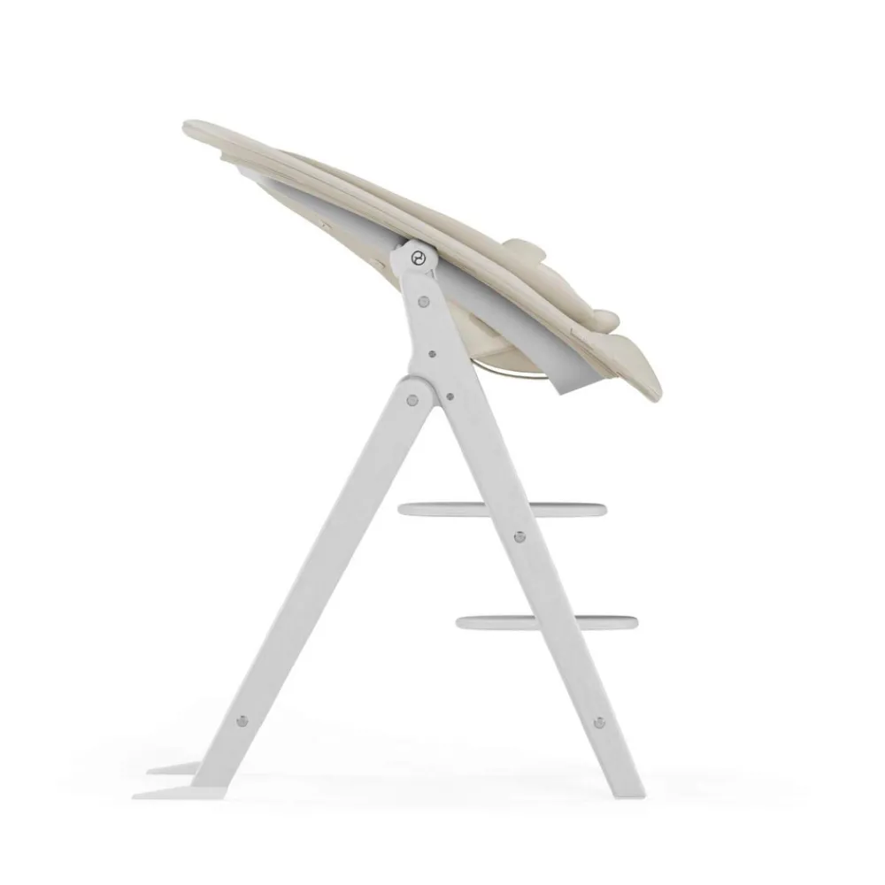 Cybex Højstol, Click&fold 4i1 sæt, All White-Børn Højstole Med Tilbehør