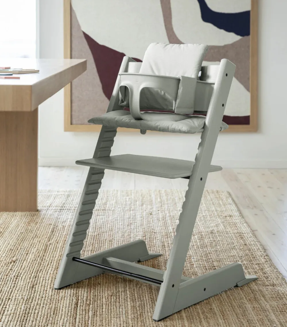 Tripp Trapp® Højstol inkl. babysæt - glacier green-Børn Højstole Med Tilbehør