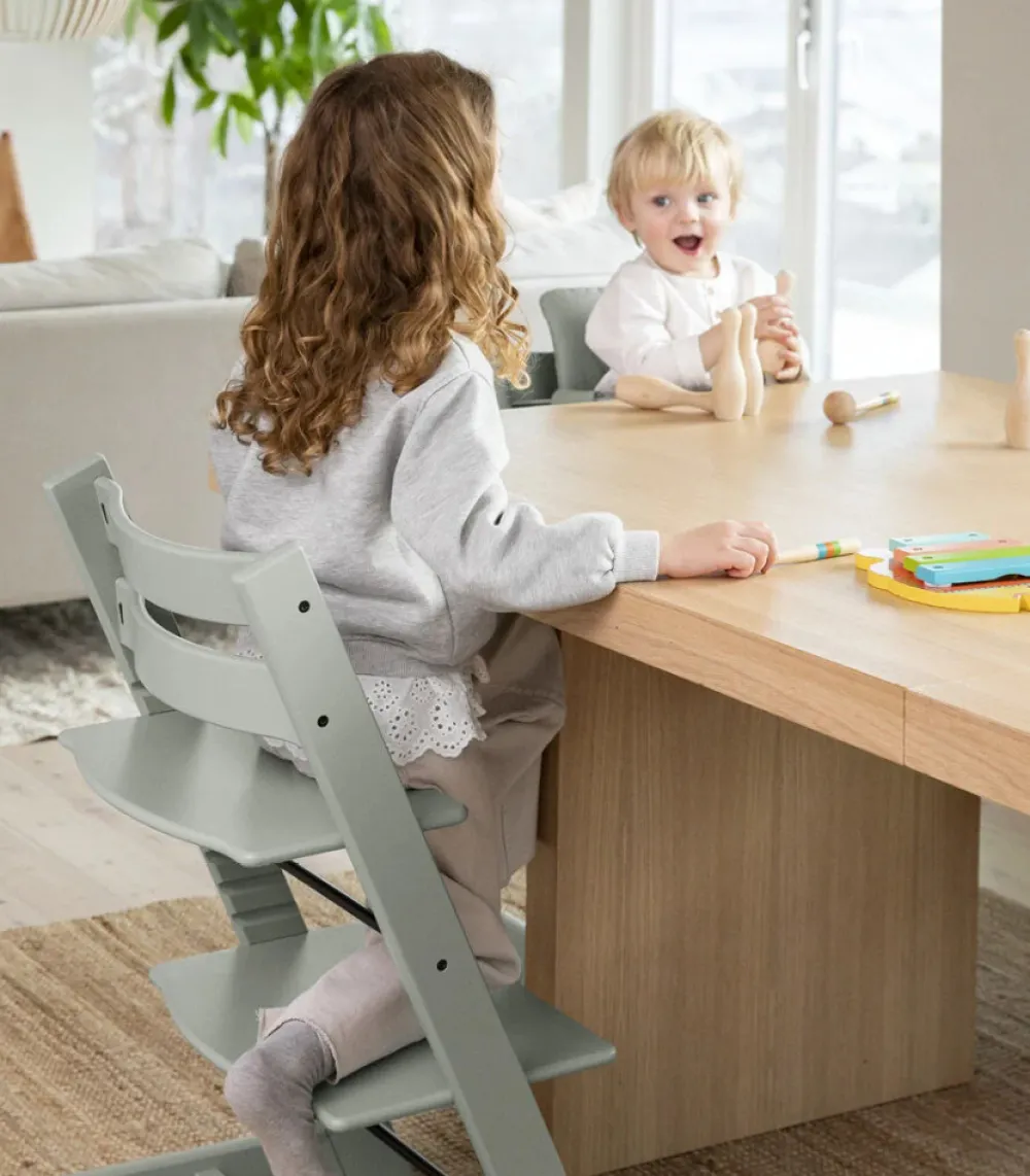 Tripp Trapp® Højstol inkl. babysæt - glacier green-Børn Højstole Med Tilbehør