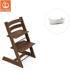 Tripp Trapp® Højstol inkl. storage opbevaring - eg warm brown-Børn Højstole Med Tilbehør