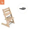Stokke® / Tripp Trapp® Højstol inkl. tray - eg natur/sort-Børn Højstole Med Tilbehør