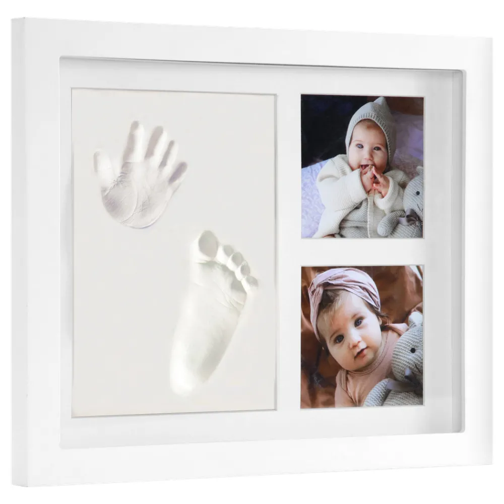 Vanilla COPENHAGEN Hånd & Fodaftryk sæt med billedramme- Hånd- & Fodaftryk