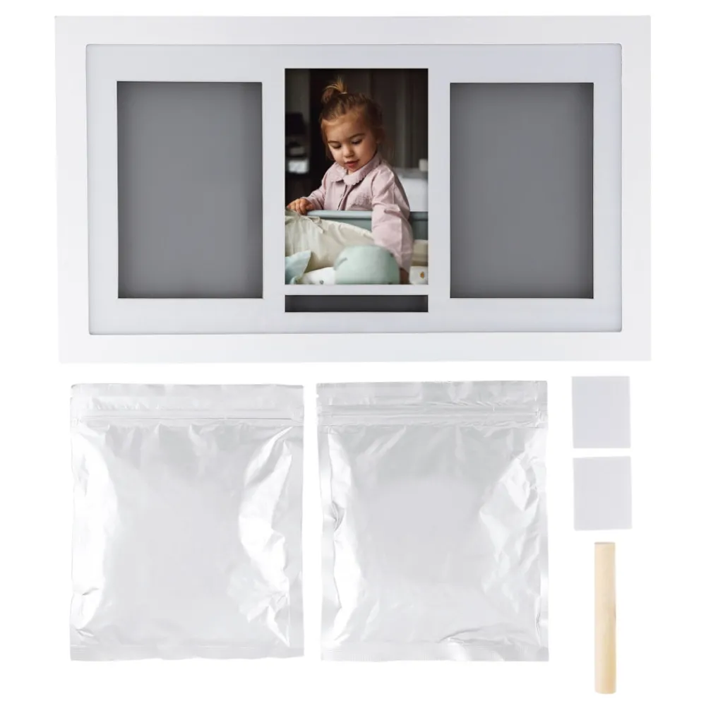 Vanilla COPENHAGEN Hånd & fodaftryk sæt med billedramme- Hånd- & Fodaftryk