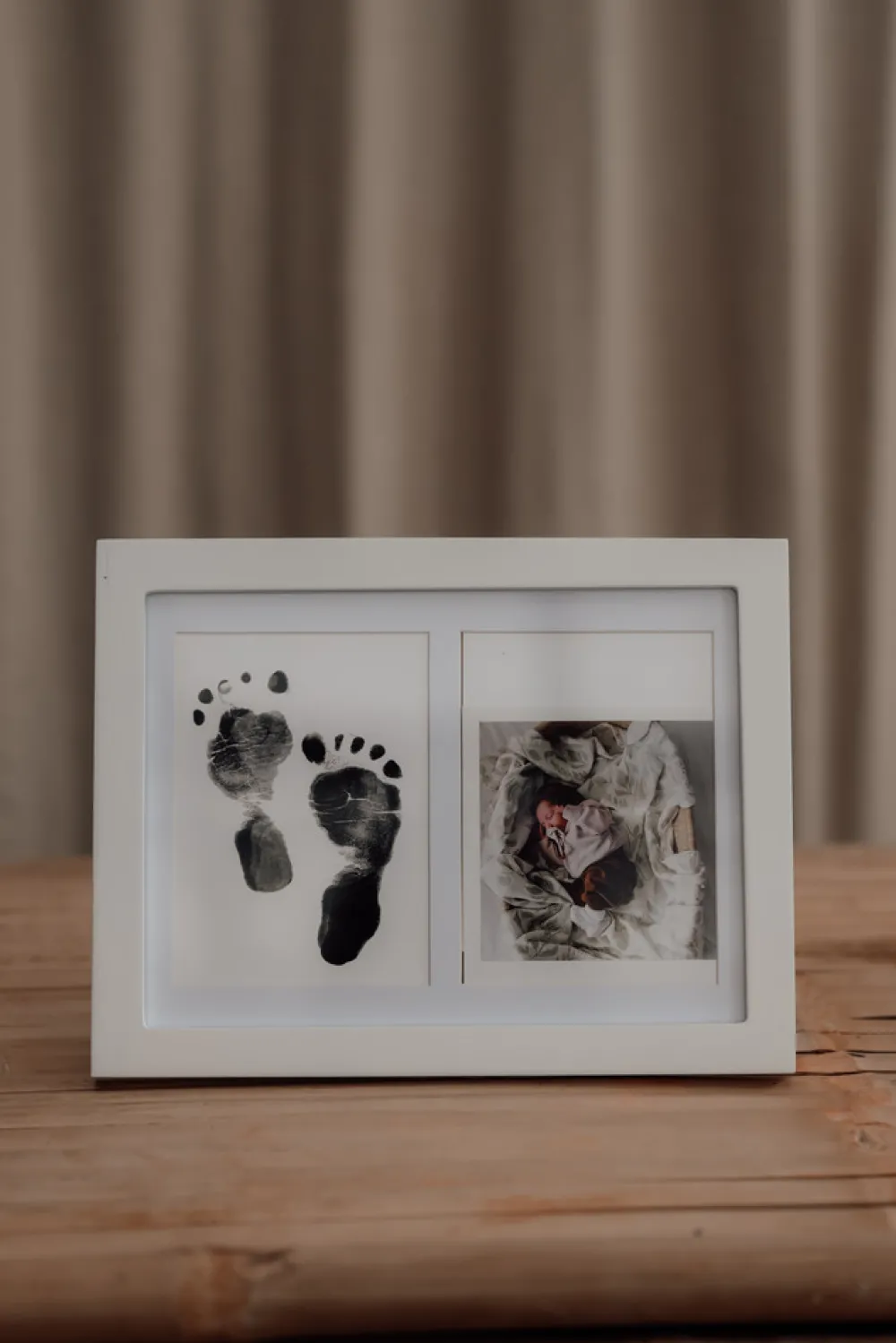 Vanilla COPENHAGEN Hånd og fodaftryk sæt med stempel og ramme-Børn Rammer|Hånd- & Fodaftryk