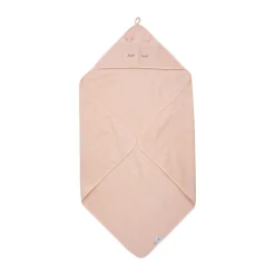 Pippi Håndklæde med hætte - Rose Dust - 83*83 cm-Børn Badekåber & Håndklæder