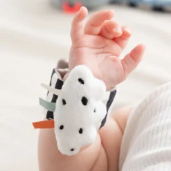 Done By Deer Håndledsranglesæt 2 stk. Happy clouds Blå- Bideringe & Rangler