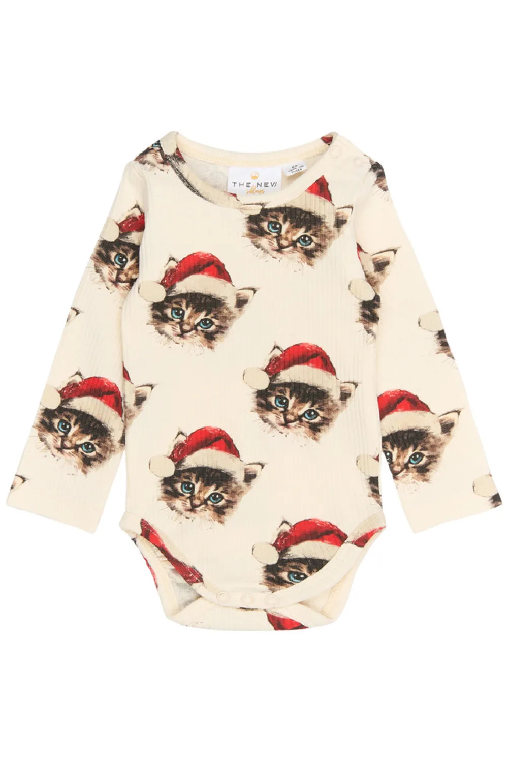 The New Siblings Holiday Rib Body Langærmet - GARDENIAC- Bodystocking Langærmet