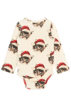 The New Siblings Holiday Rib Body Langærmet - GARDENIAC- Bodystocking Langærmet