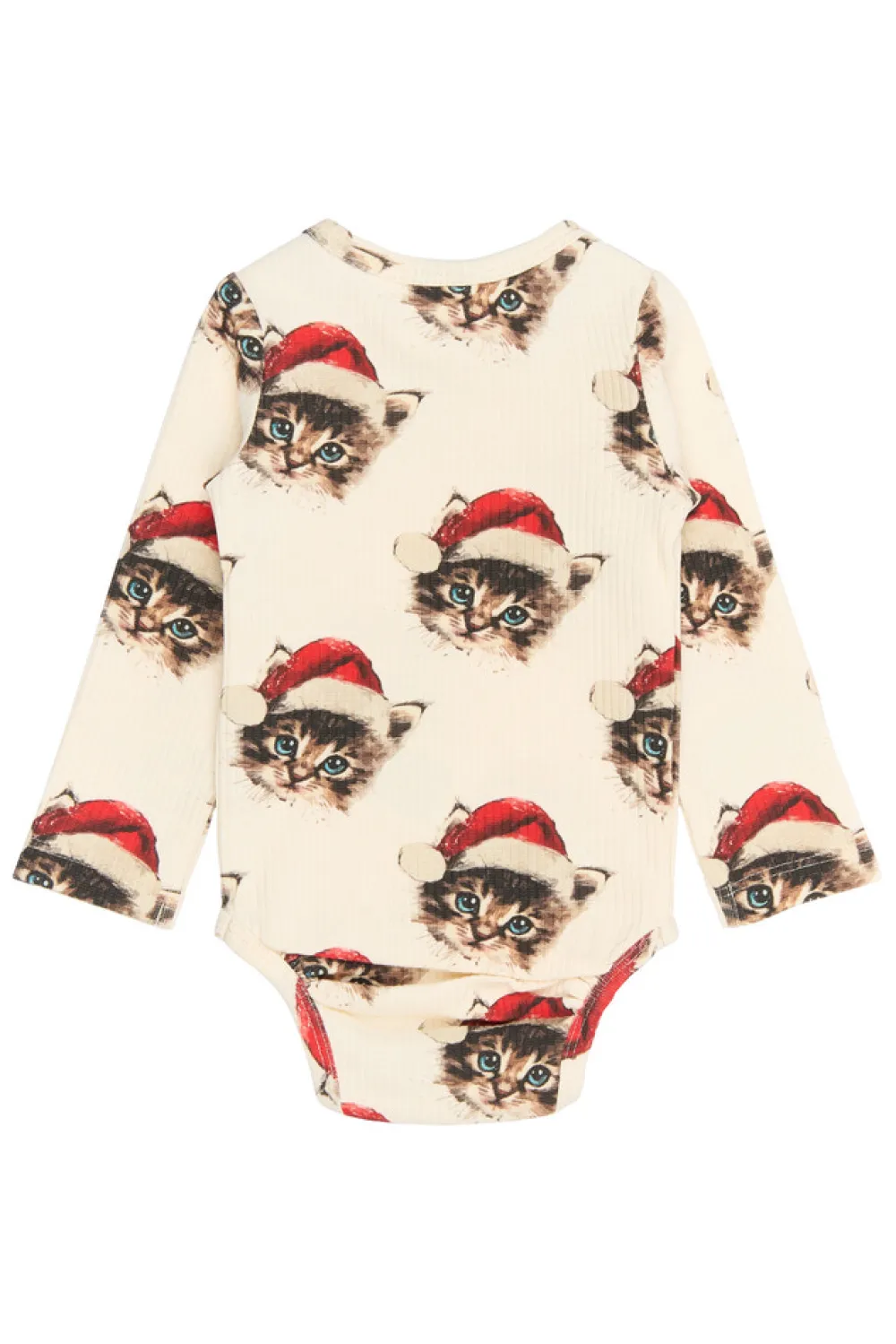 The New Siblings Holiday Rib Body Langærmet - GARDENIAC- Bodystocking Langærmet