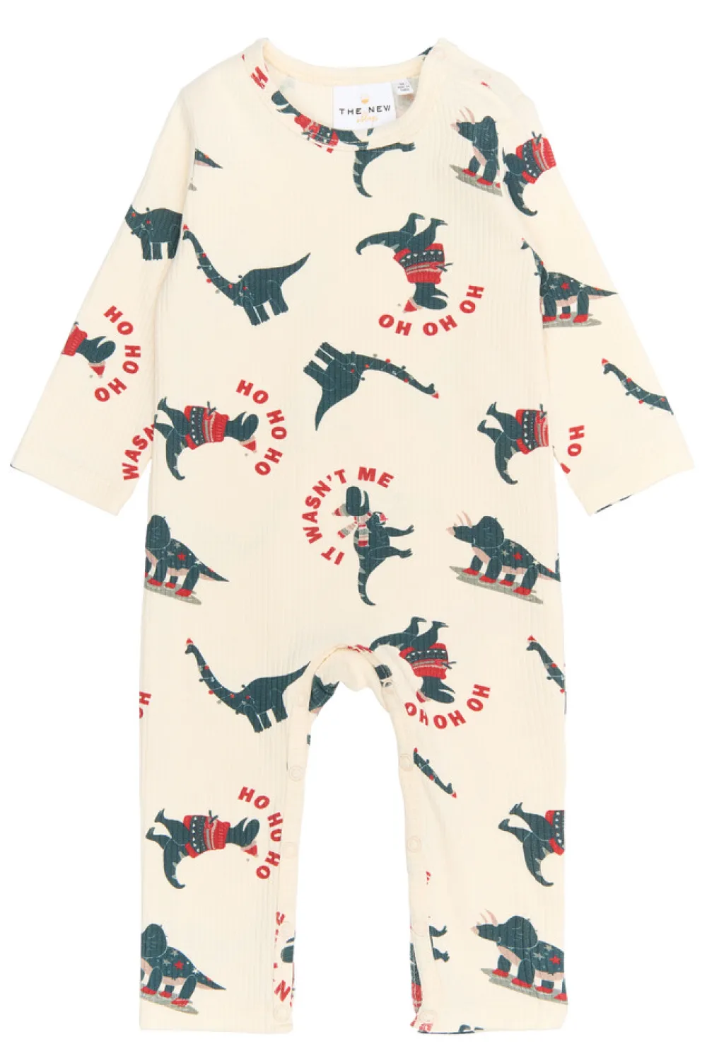 The New Siblings Holiday Rib Jumpsuit - GARDENIAD- Juletøj|Heldragter U. Fod