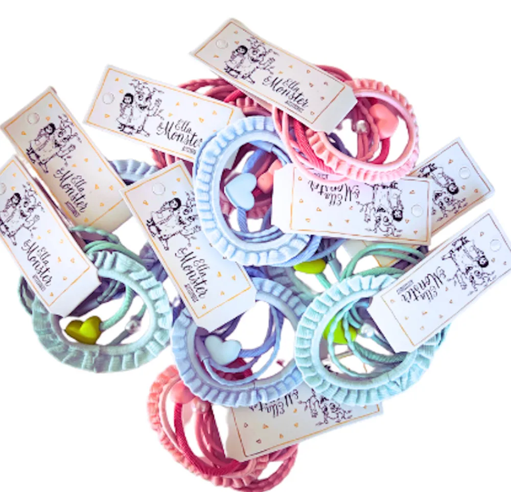 Ella & Monster Hårelastik Colorful Super Set- Festtøj & Tilbehør
