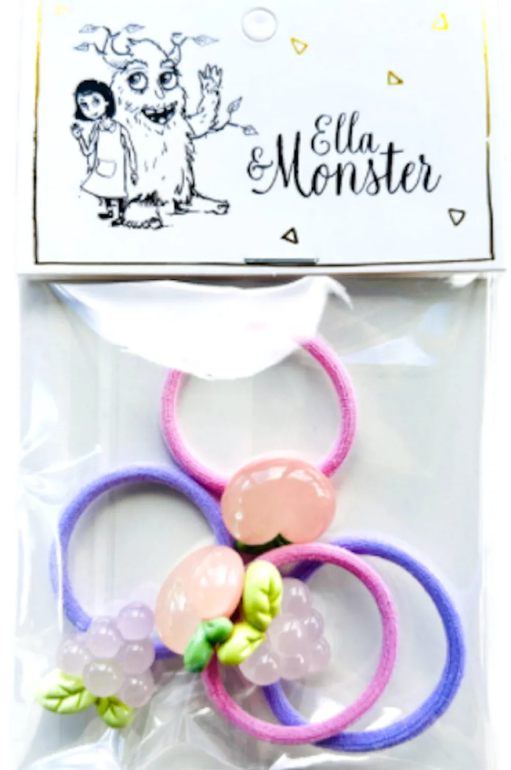 Ella & Monster Hårelastik Grapes And Apples- Festtøj & Tilbehør
