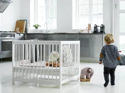 Hoppekids Hørmadras Til Kravlegård, 3x80x86, Hvid-Børn Madrasser