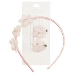 Jocko Hårpyntsæt - Hvid- Festtøj & Tilbehør