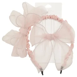 Jocko Hårpyntsæt - Lyserød- Festtøj & Tilbehør