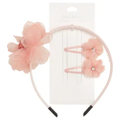 Jocko Hårpyntsæt - Lyserød- Festtøj & Tilbehør