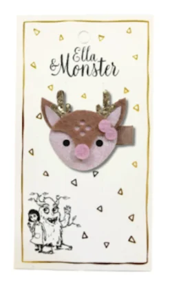 Ella & Monster Hårspænde Rensdyr- Festtøj & Tilbehør