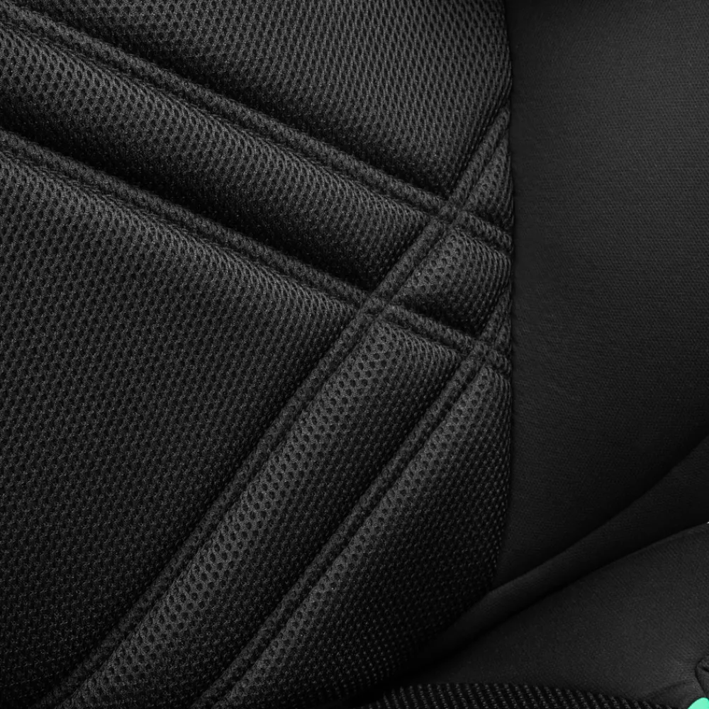 Lionelo Hugo I-size - black carbon- Autostole 100-150 Cm (4-12 År)