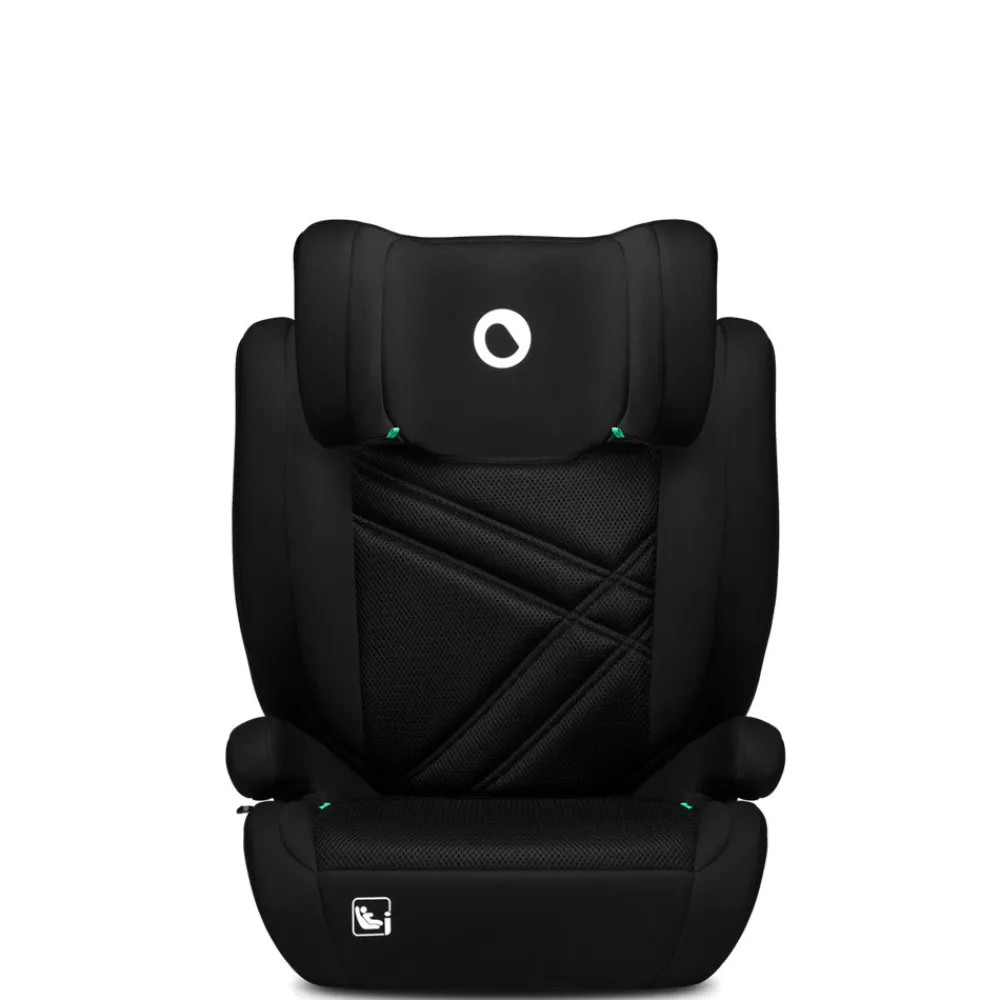 Lionelo Hugo I-size - black carbon- Autostole 100-150 Cm (4-12 År)