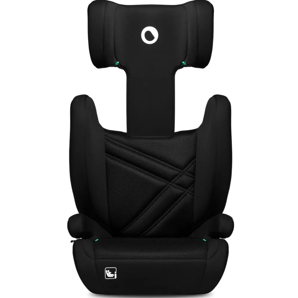 Lionelo Hugo I-size - black carbon- Autostole 100-150 Cm (4-12 År)