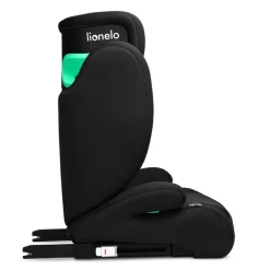 Lionelo Hugo I-size - black carbon- Autostole 100-150 Cm (4-12 År)