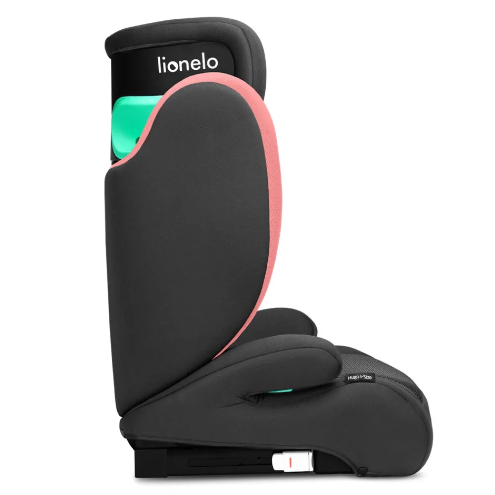 Lionelo Hugo I-size - pink baby- Autostole 100-150 Cm (4-12 År)