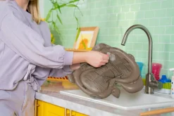 Bright Starts Hungry Monkey Aktivitetsmåtte med vand- Aktivitetslegetøj